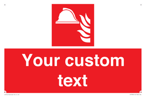 Custom Location of firefighting equipment